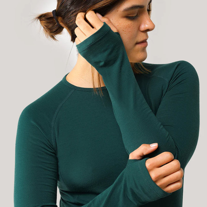WOMEN'S WOOLIES TECH LONG SLEEVE CREW