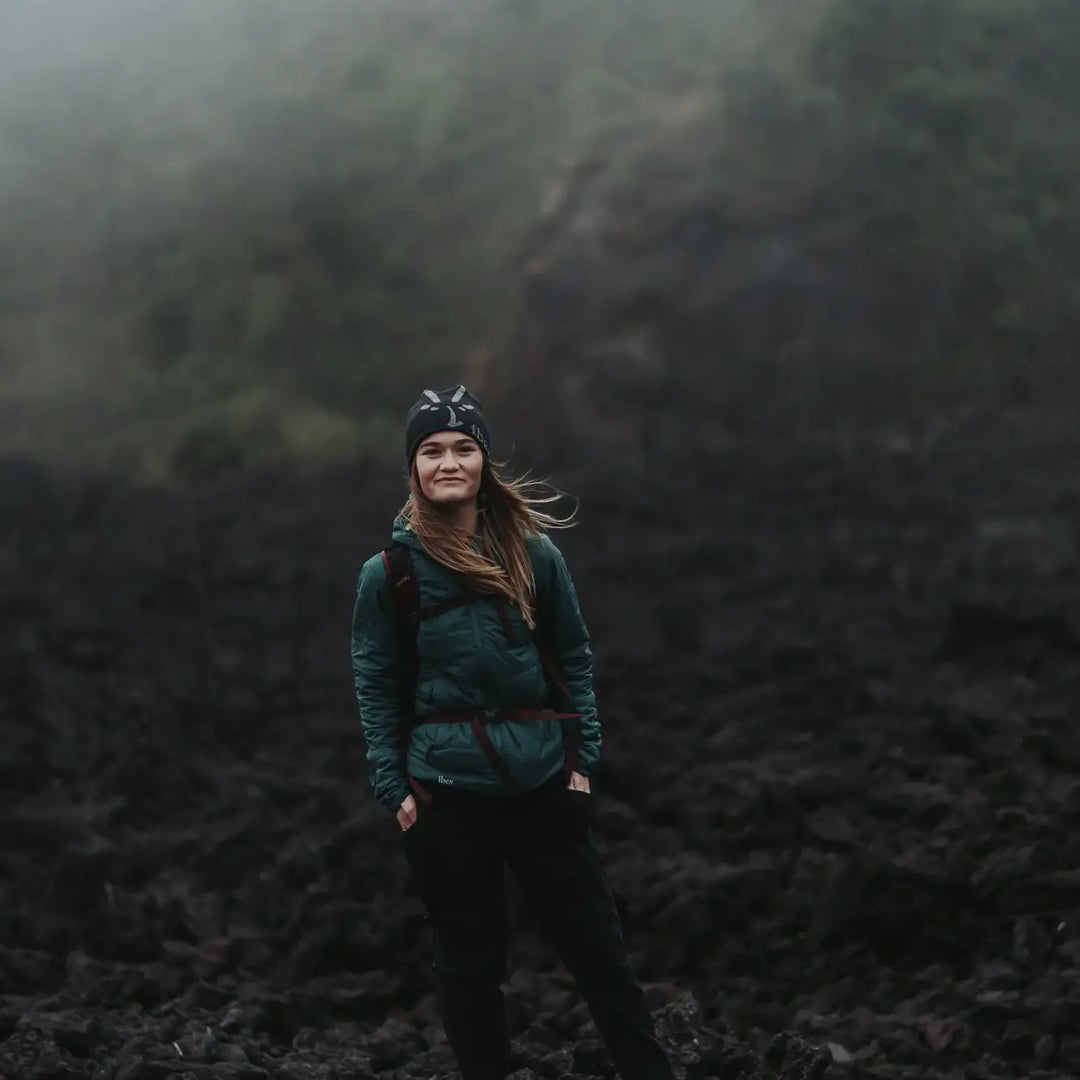 火山でのハイキング撮影トリップ