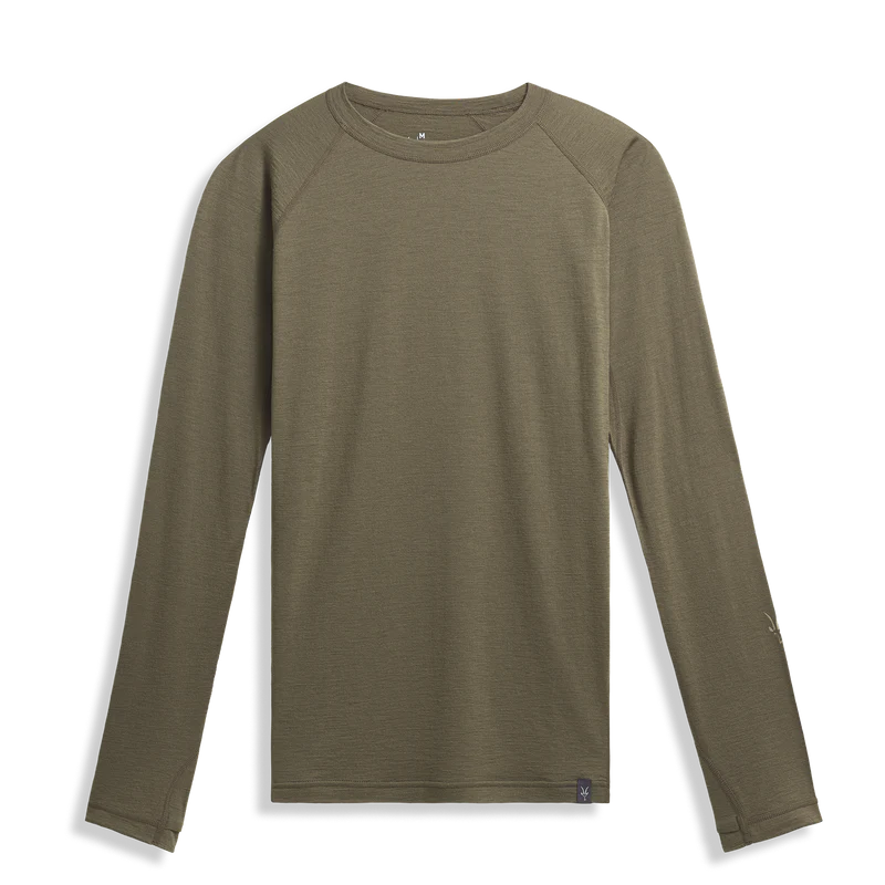 廃盤希少 米国製 旧 ibex 取り込ま All day Crew black S long