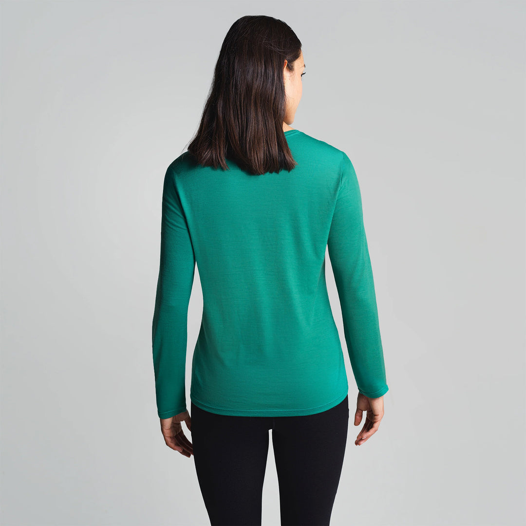 WOMEN'S GOAT TEE LONG SLEEVE CREW