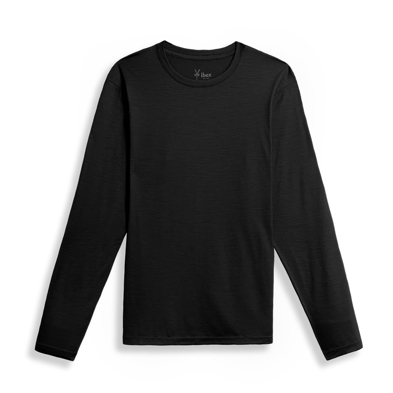 MEN'S 24 HOUR LONG SLEEVE CREW – ibex Japan